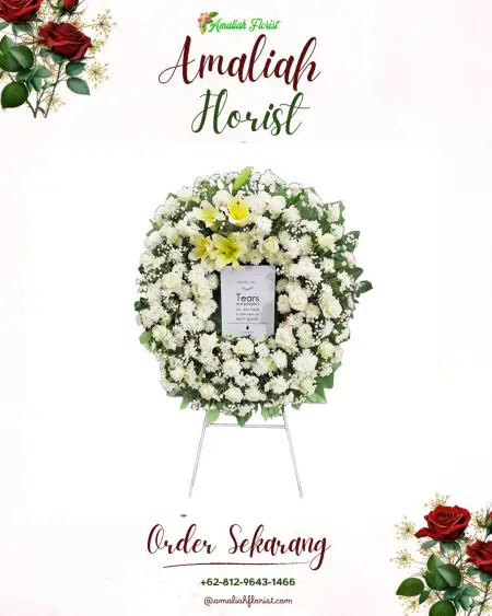 Krans Bunga Duka Kedongdong