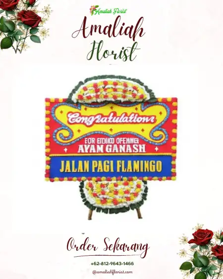 Sewa Papan Bunga Kedongdong